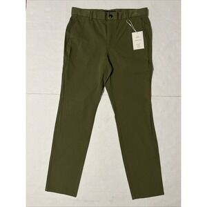 EVERLANE The‎ Performance Chino Uniform Olive Green Men's 34 x 32 Classic Pants